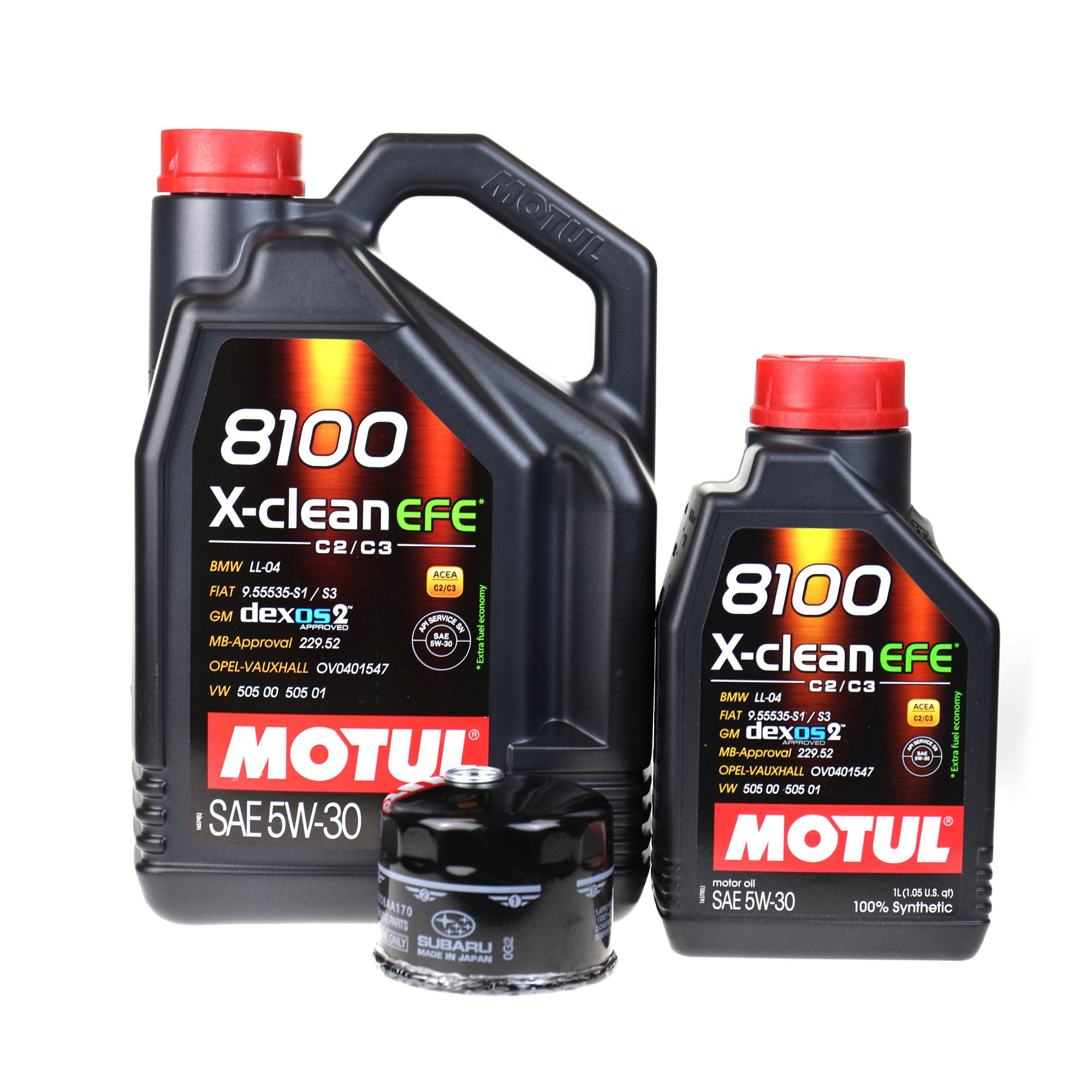 Motul 5W30 Oil Change Kit 2015-2021 WRX/2014-2018 Forester XT