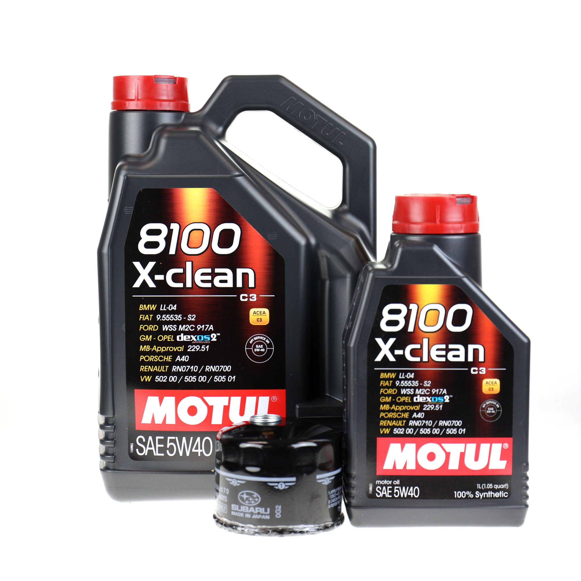 Motul 5W40 Oil Change Kit 2015-2021 WRX/2014-2018 Forester XT High Horsepower