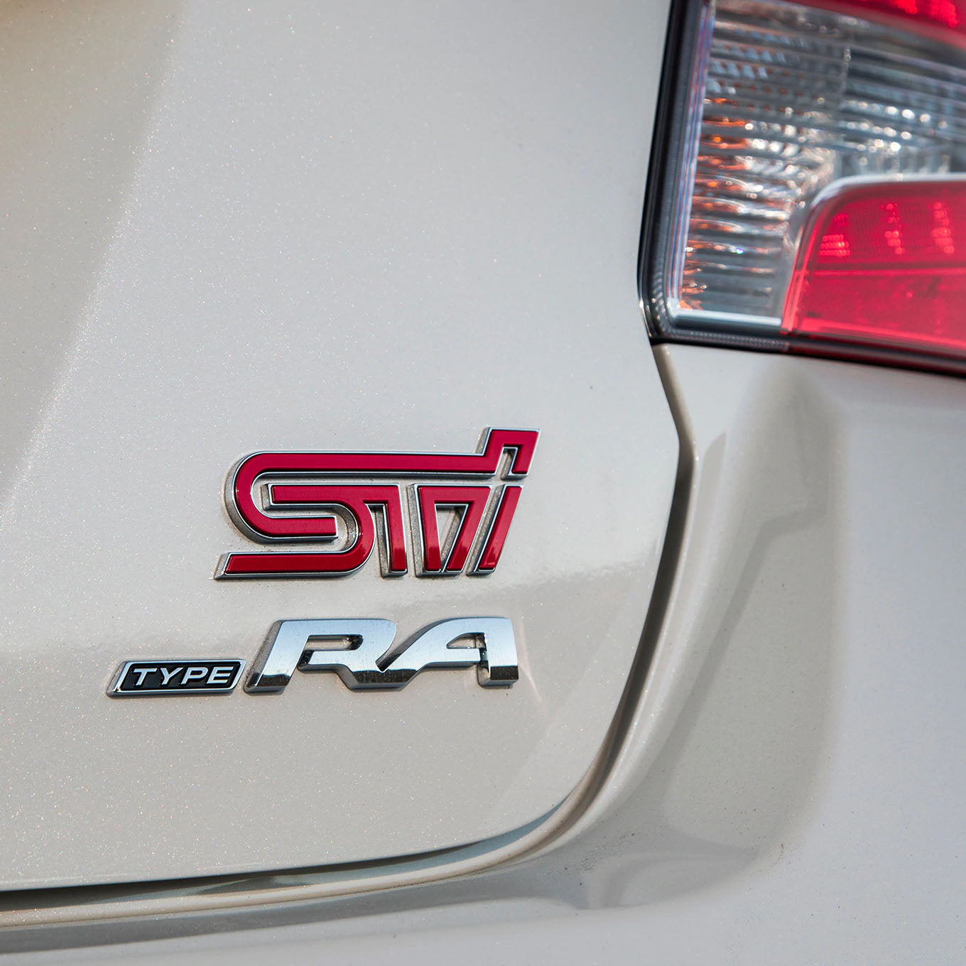 Subaru WRX STI Type RA Badge