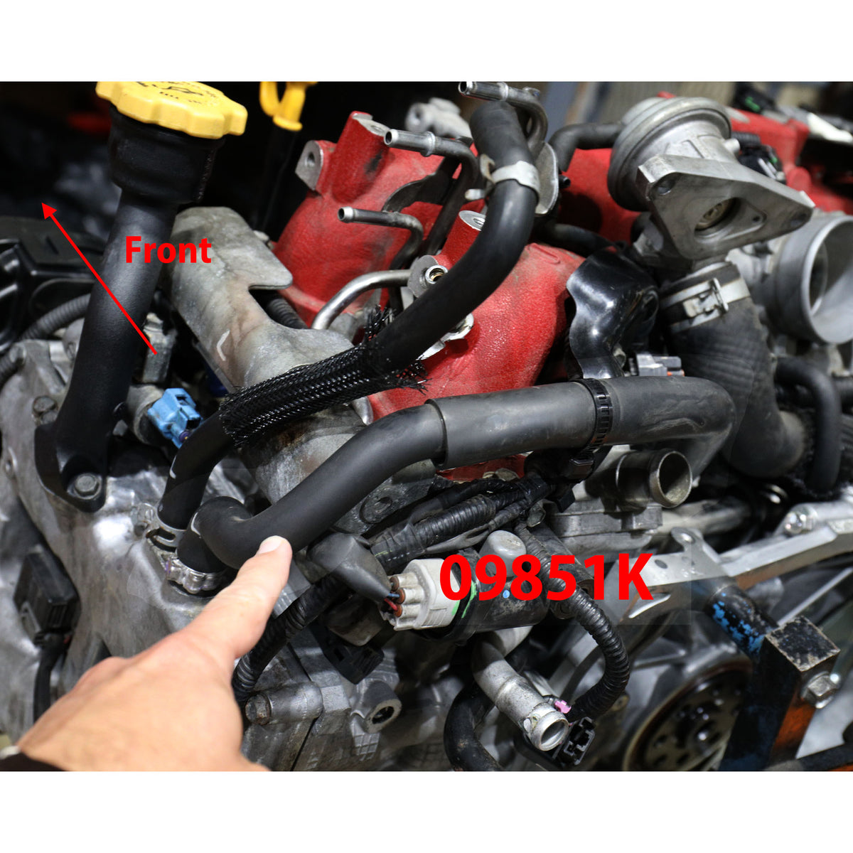 Subaru PCV Breather Hoses 20082014 STI