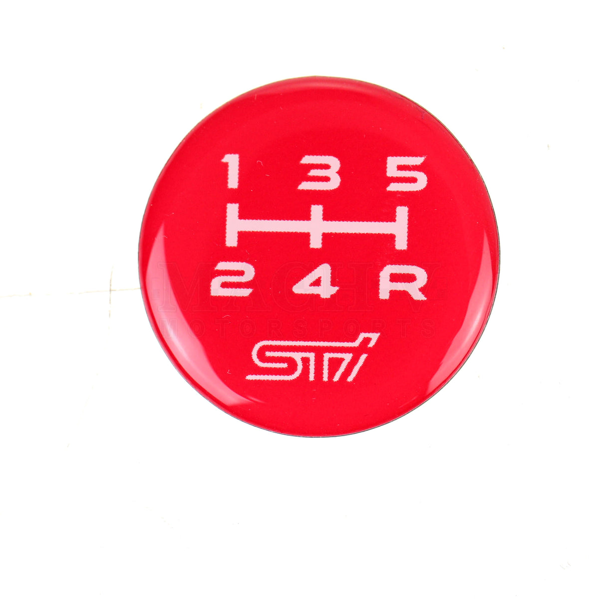 STI Shift Pattern Emblem Cherry Red