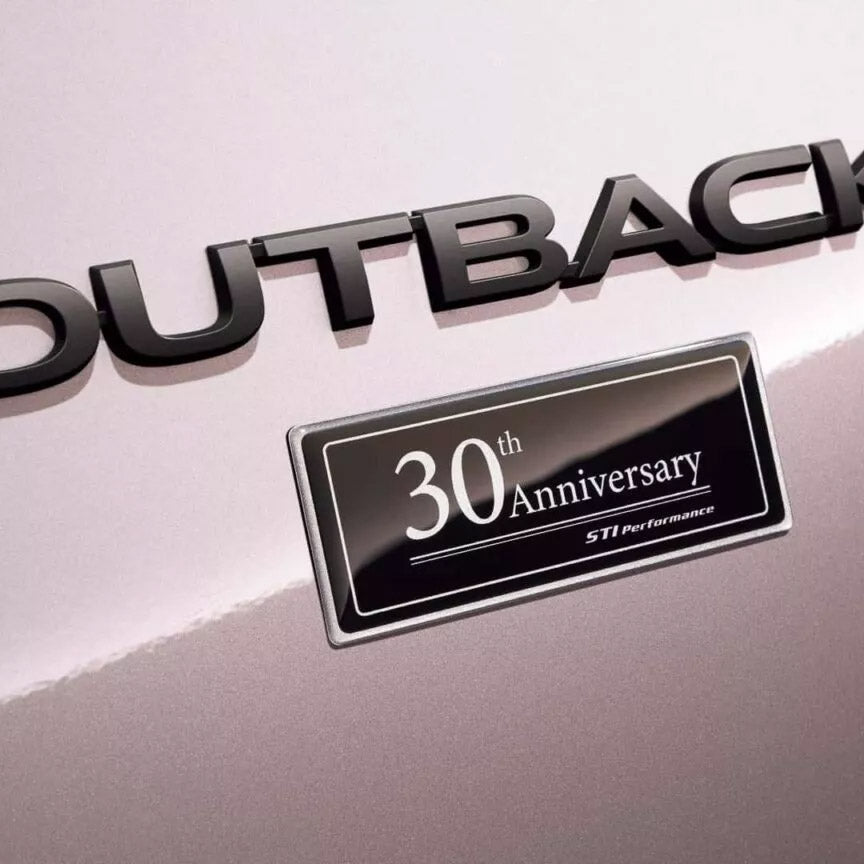 Subaru STi Performance 30th Anniversary Badge
