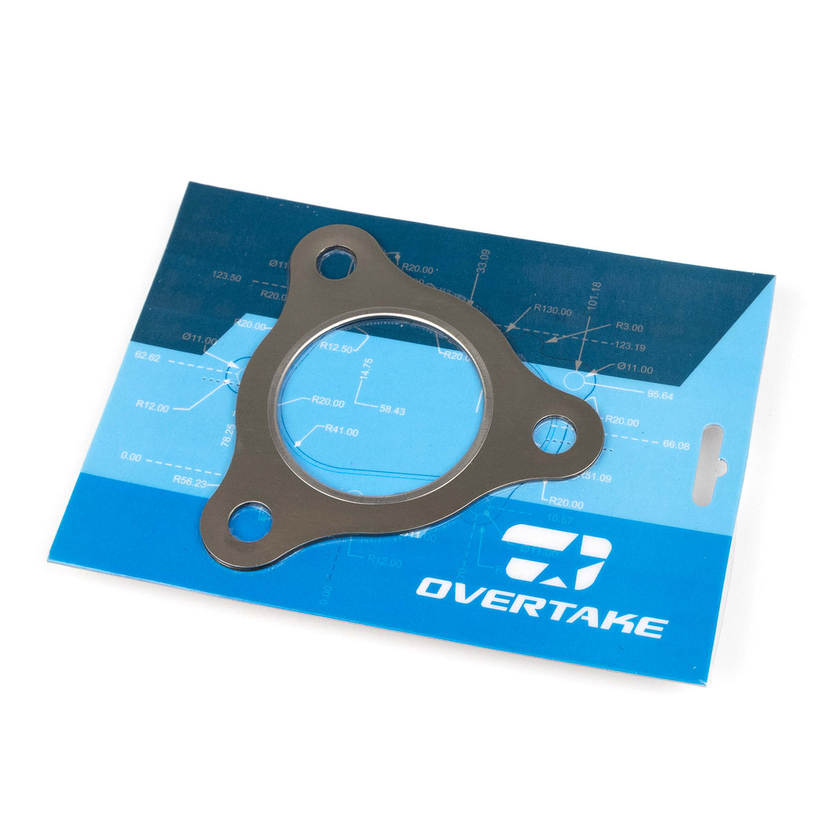 Overtake Three-Bolt Header to Up Pipe Gasket