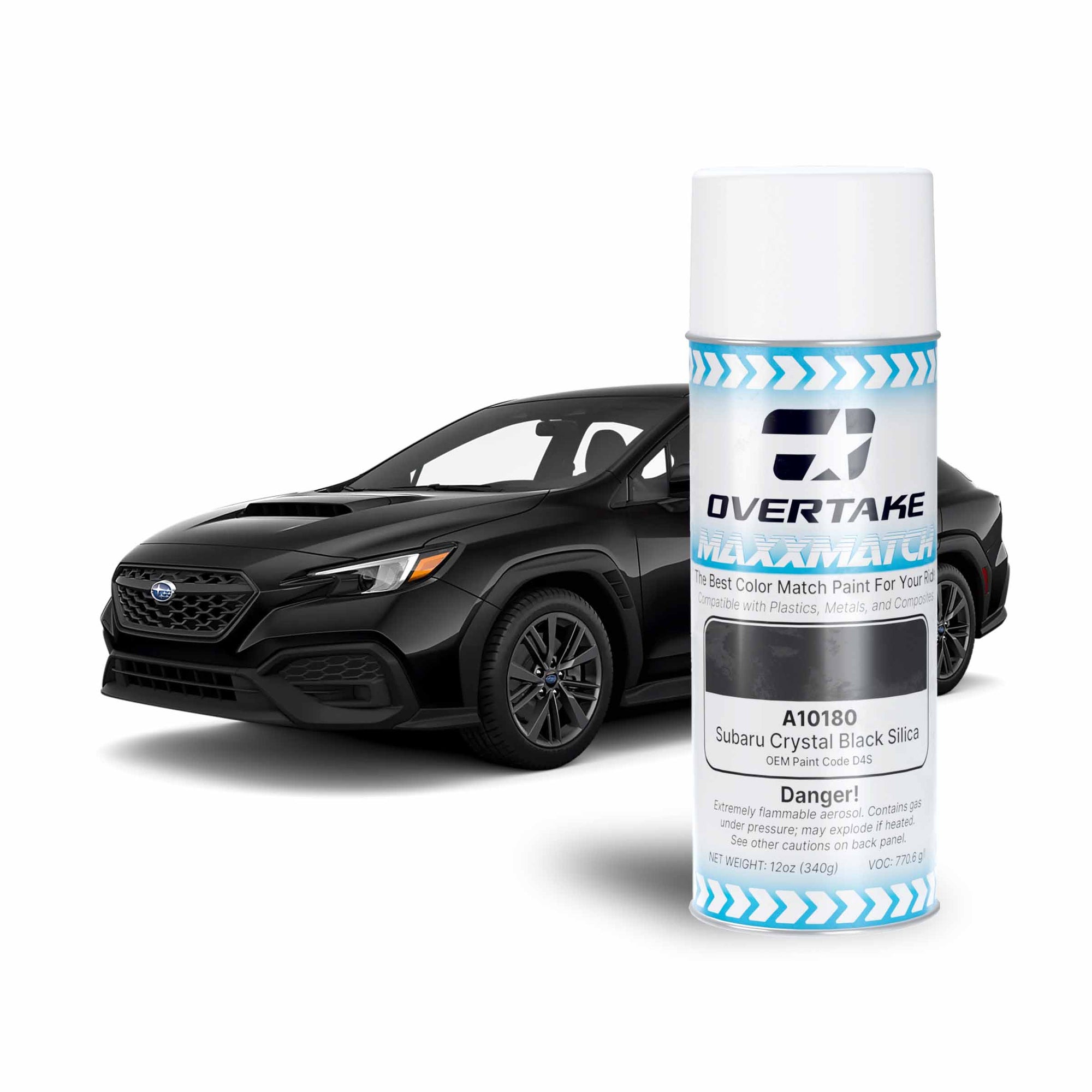 Overtake MaxxMatch Crystal Black Silica (D4S) Paint
