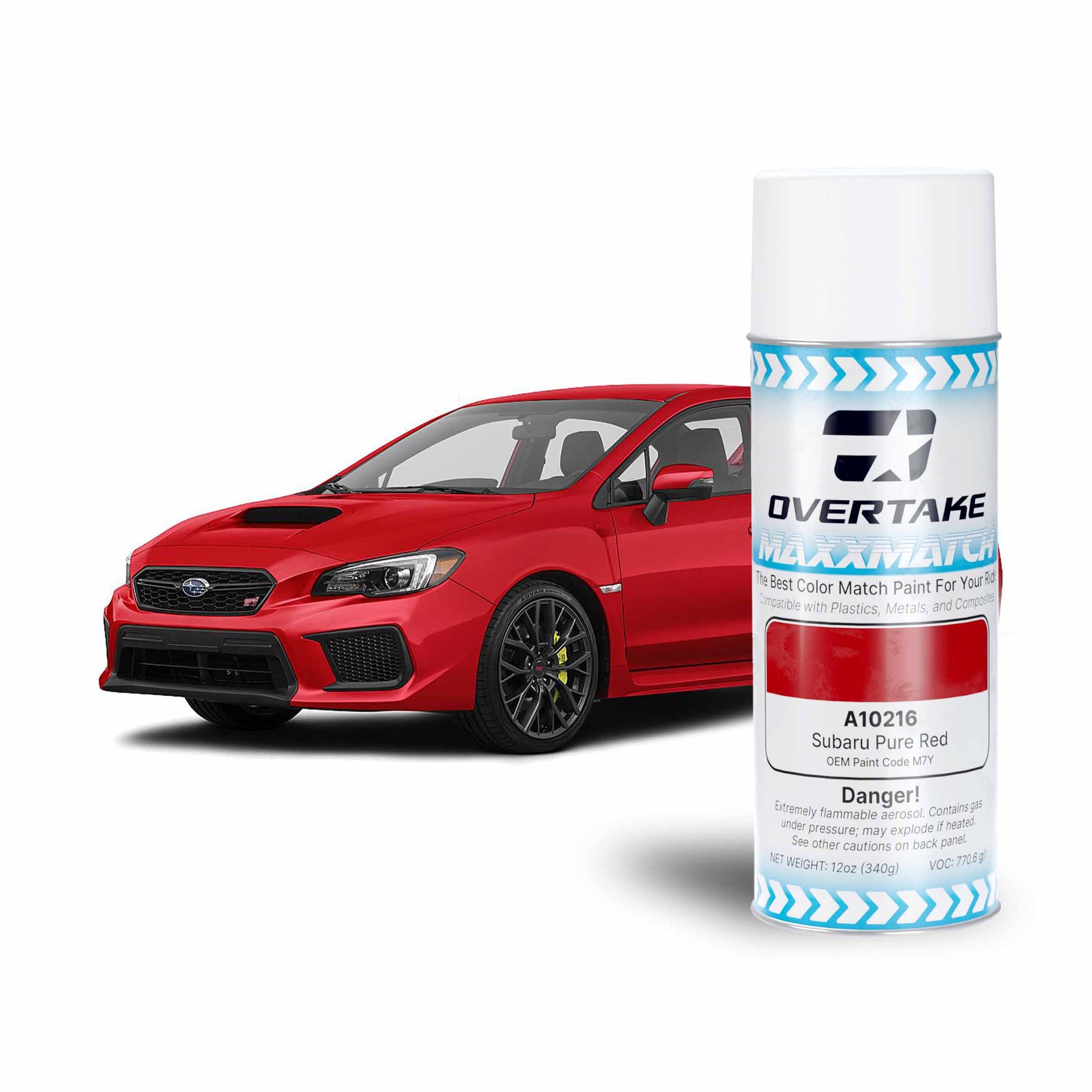 Overtake MaxxMatch Pure Red (M7Y) Paint