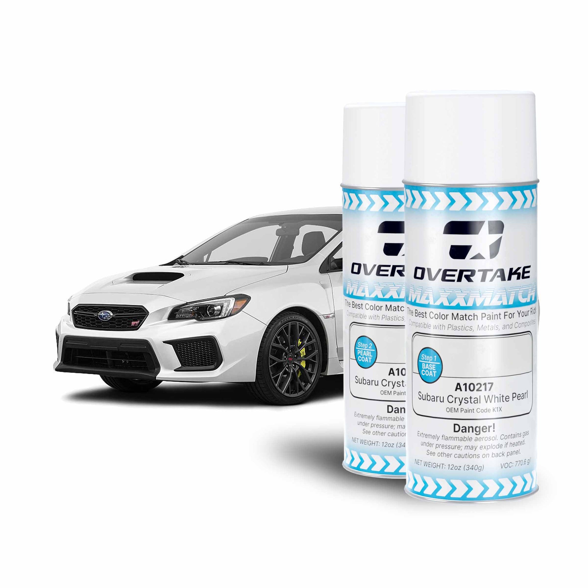Overtake MaxxMatch Crystal White Pearl (K1X) Paint