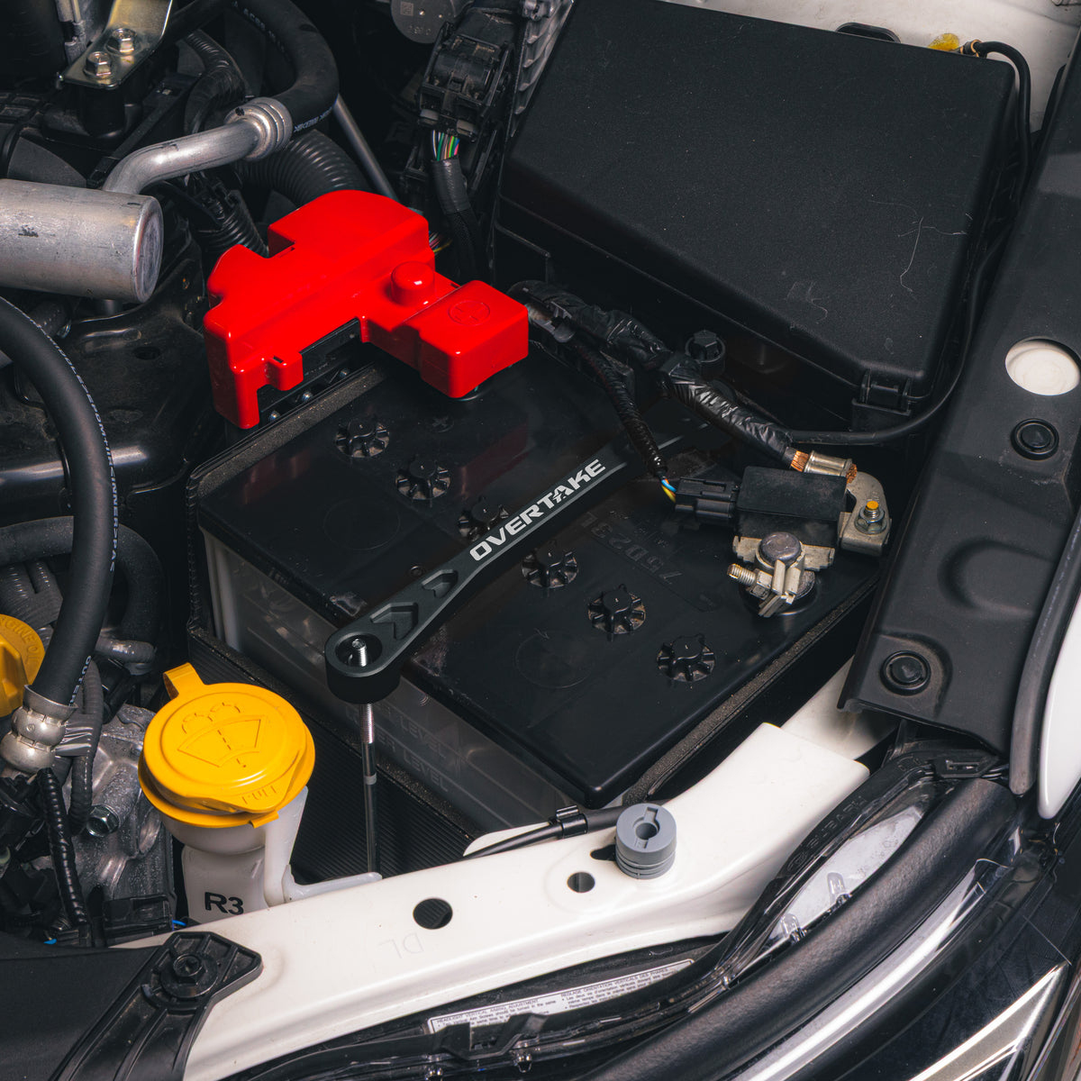 Overtake Battery Tie Down