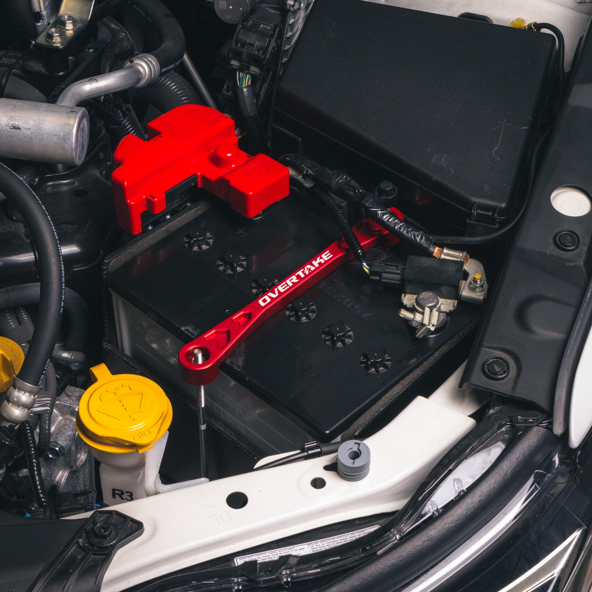 Overtake Battery Tie Down