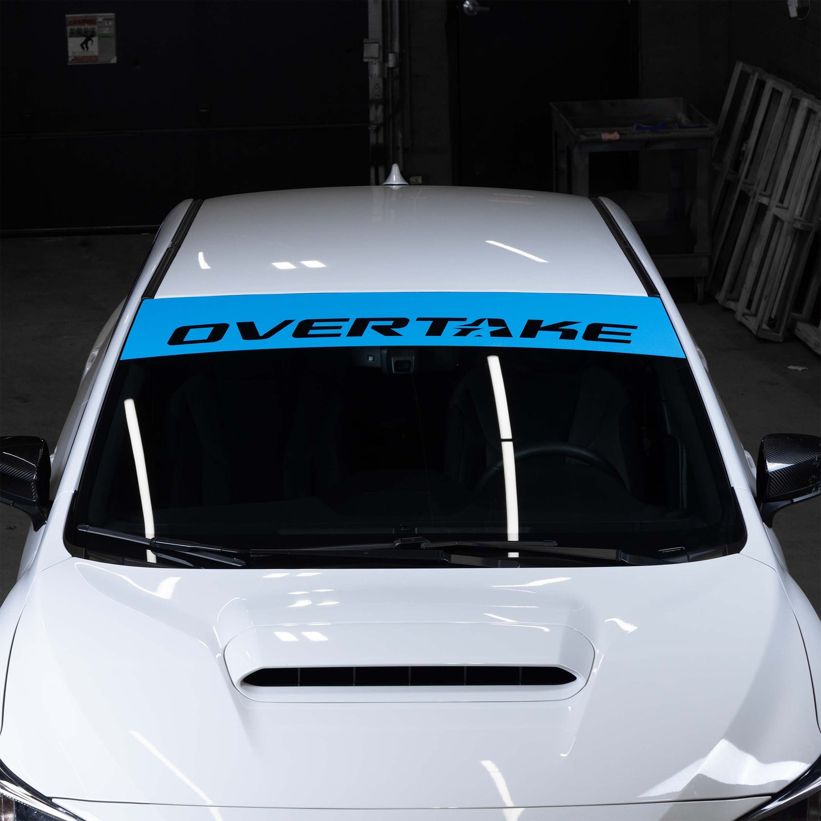 Overtake Windshield Banner