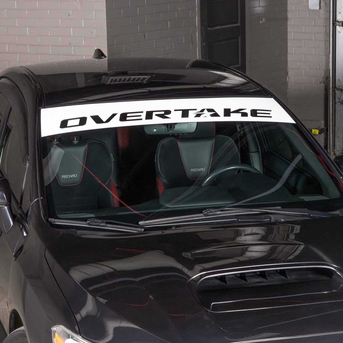 Overtake Windshield Banner