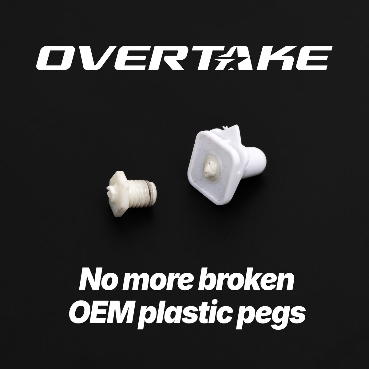 Overtake Stainless Steel Tail Lamp Pegs 2022+ WRX