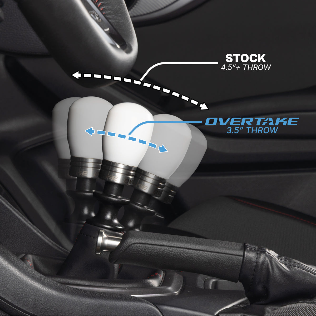 Overtake Short Shift Plate 2015+ WRX