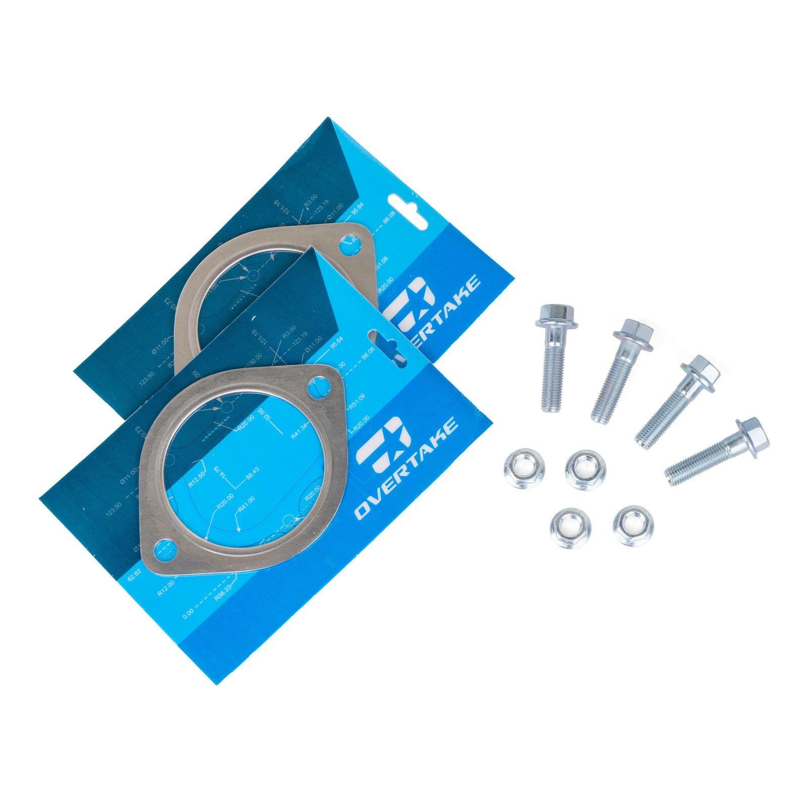 Overtake Cat-Back Exhaust Hardware Refresh Kit (Single-Exit)