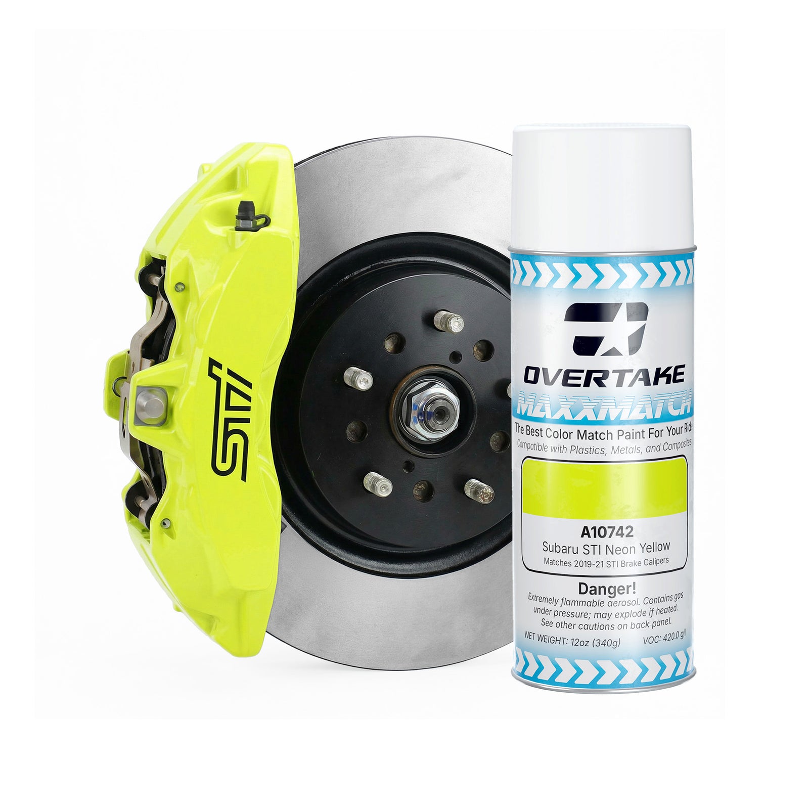 Overtake MaxxMatch STi Neon Yellow Paint