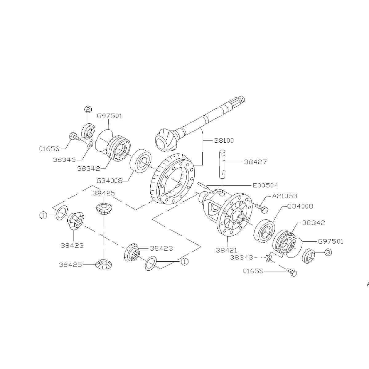 Subaru Front Differential Retainers 2004-2021 STI