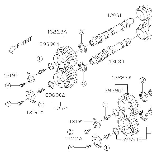 Subaru AVCS O-ring Seals 2008-2021 STI - FastWRX.com