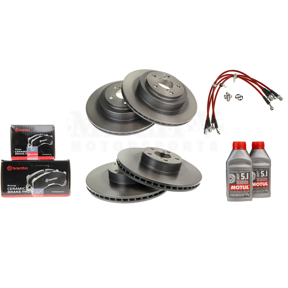 Brake Pad/Rotor Kit 2006-2007 WRX Front/Rear Complete