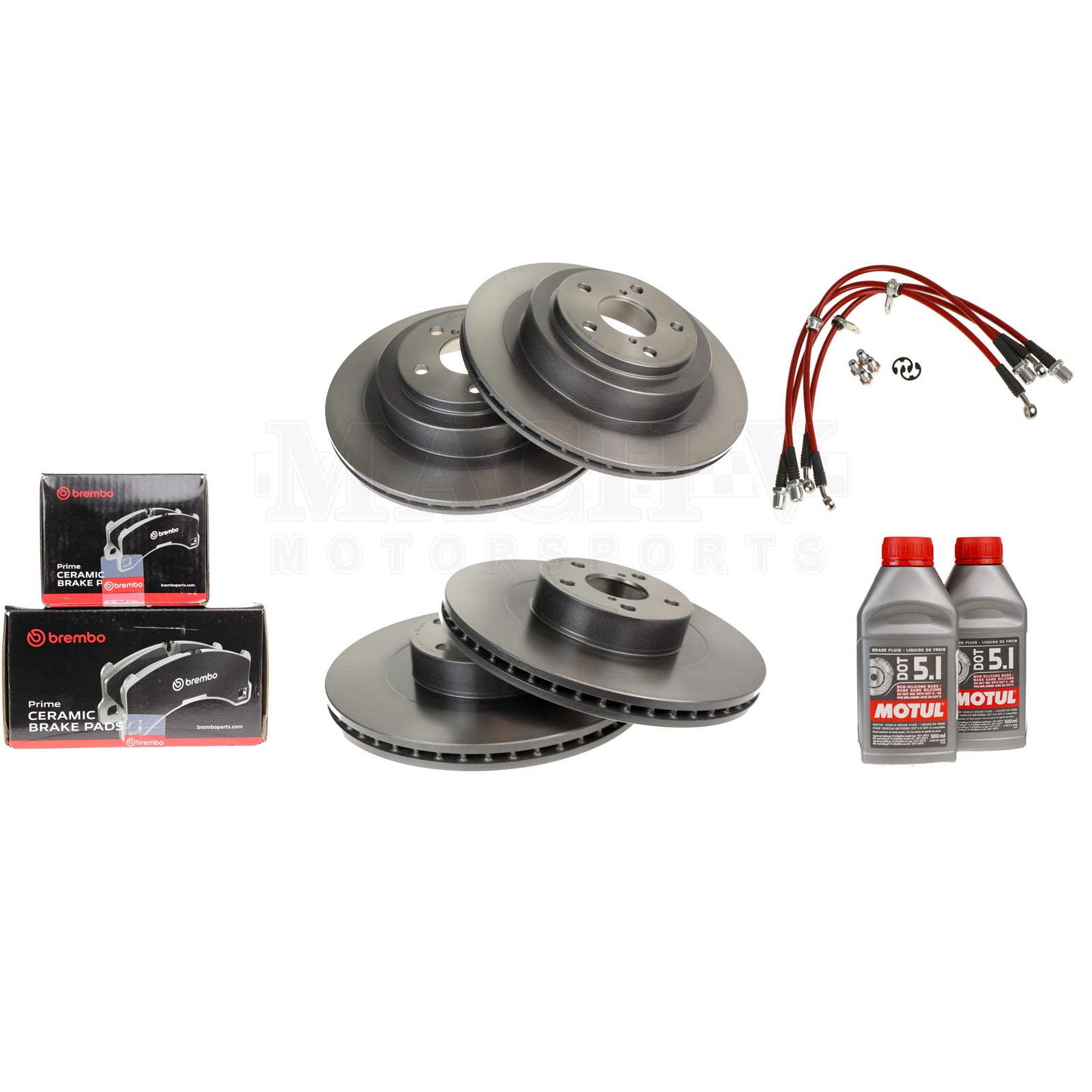 Brake Pad/Rotor Kit 2006-2007 WRX Front/Rear Complete