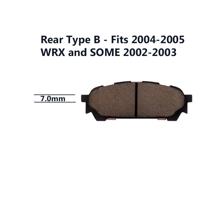 Brembo Ceramic Brake Pads 2002-2005 WRX