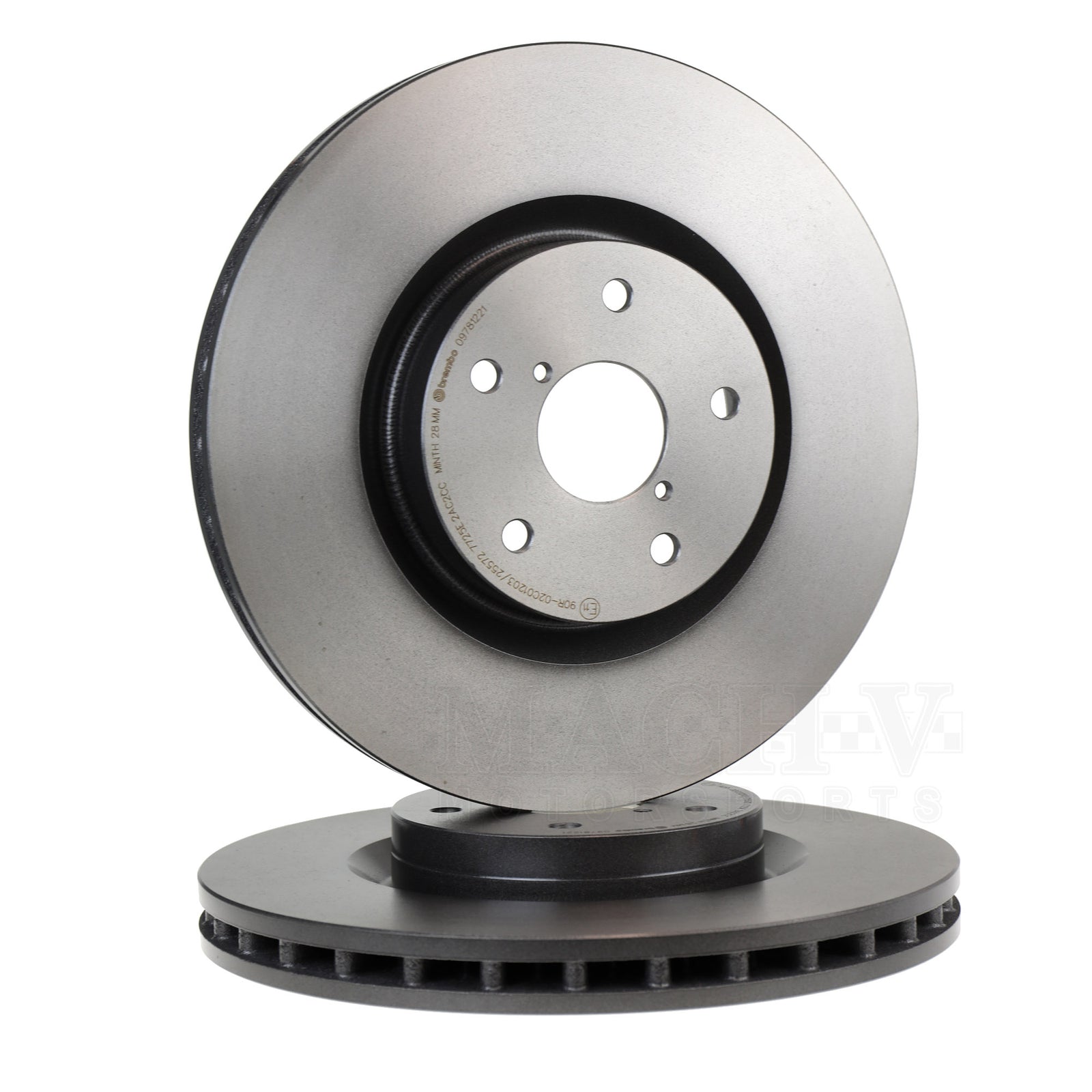 Brembo Prime UV Brake Rotors 2008-2014 Subaru WRX STI