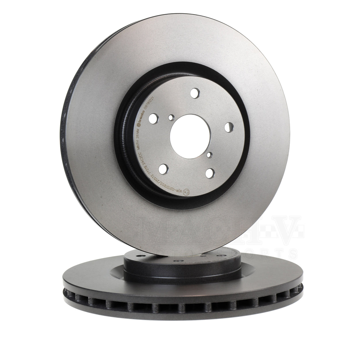 Brembo Prime UV Brake Rotors 2005-2007 Subaru WRX STI