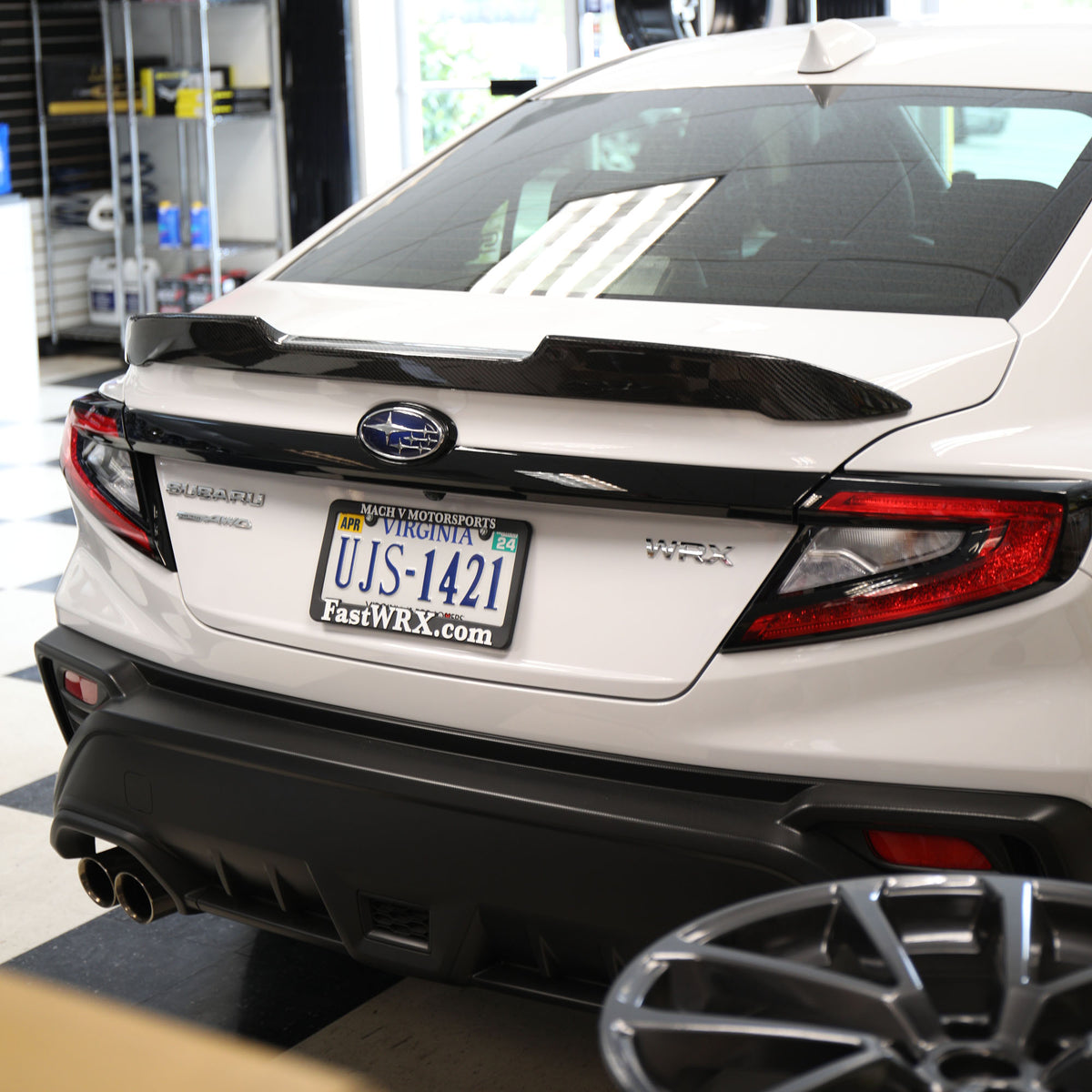 Carbon Fiber Trunk Lip Spoiler 2022+ WRX