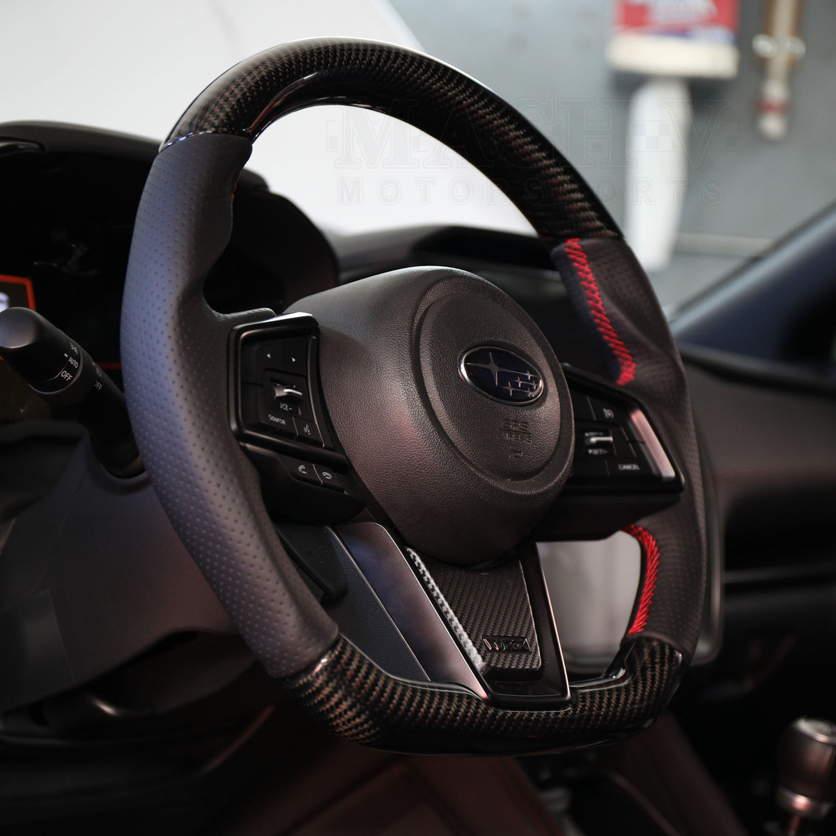 Carbon Fiber/Leather Steering Wheel 2022+ WRX