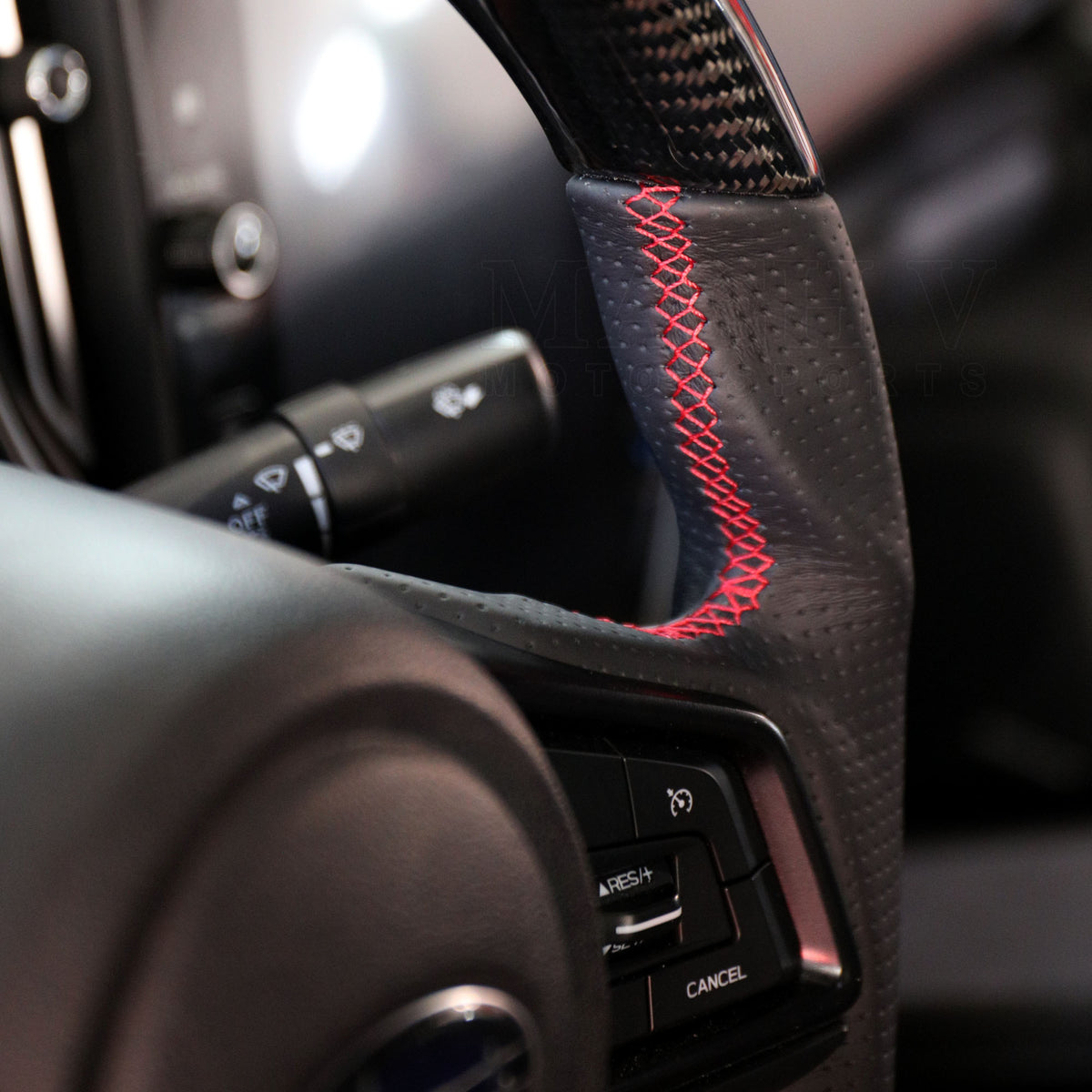 Carbon Fiber/Leather Steering Wheel 2022+ WRX