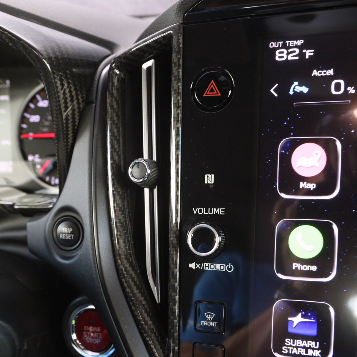 Dry Carbon AC Vent Surrounds 2022+ WRX