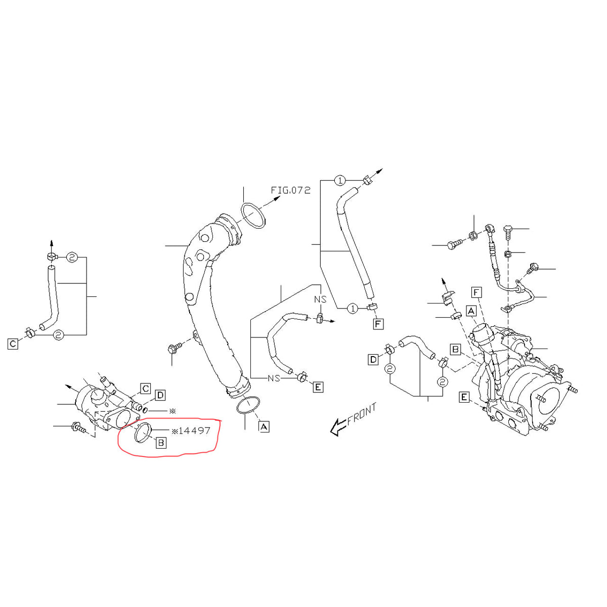 Subaru Turbo Inlet O-Ring 2015-2021 WRX