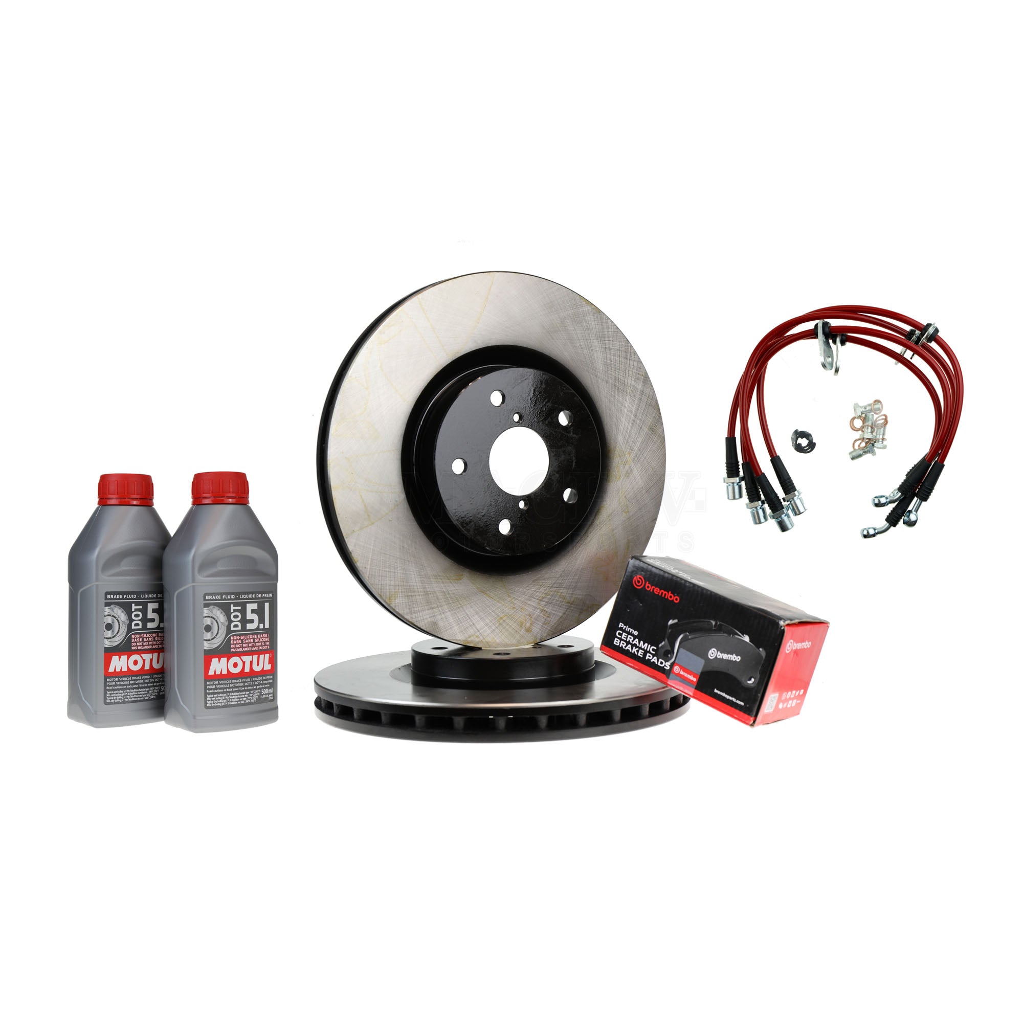 Brake Pad/Rotor Kit 2003 WRX Front Complete