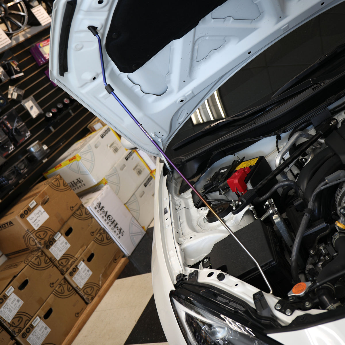 Fujitsubo Titanium Hood Prop Rod 2022+ BRZ/GR86