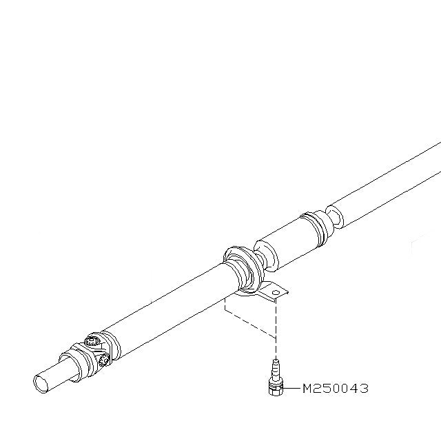 Subaru Driveshaft Carrier Bolts 2002+ WRX/STI