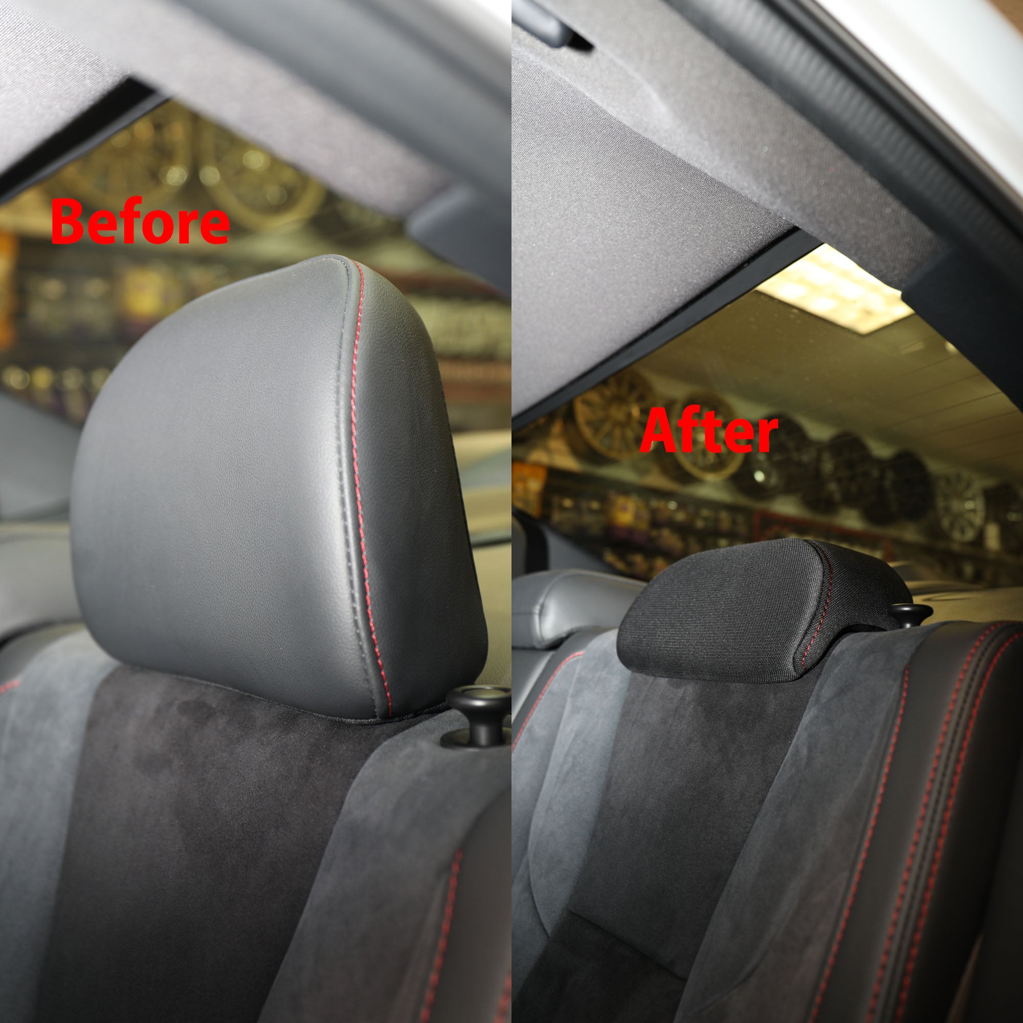 Rear Head Rests JDM Rear Seat Headrests 2022+ WRX - FastWRX.com