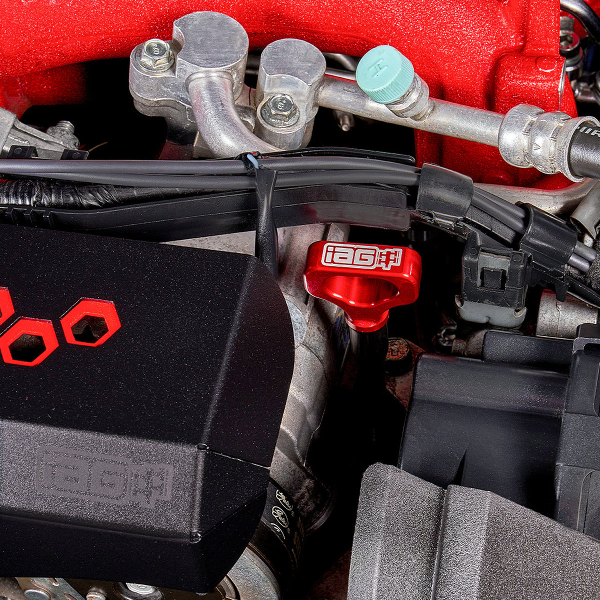 IAG Dipstick With Billet Anodized Handle For EJ 2.5L 2004-21 STI &amp; 06-09 Legacy