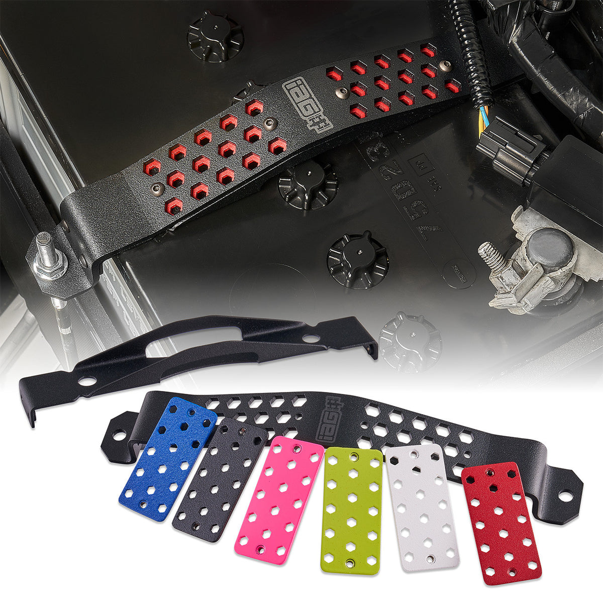 IAG Subaru Battery Tie Down