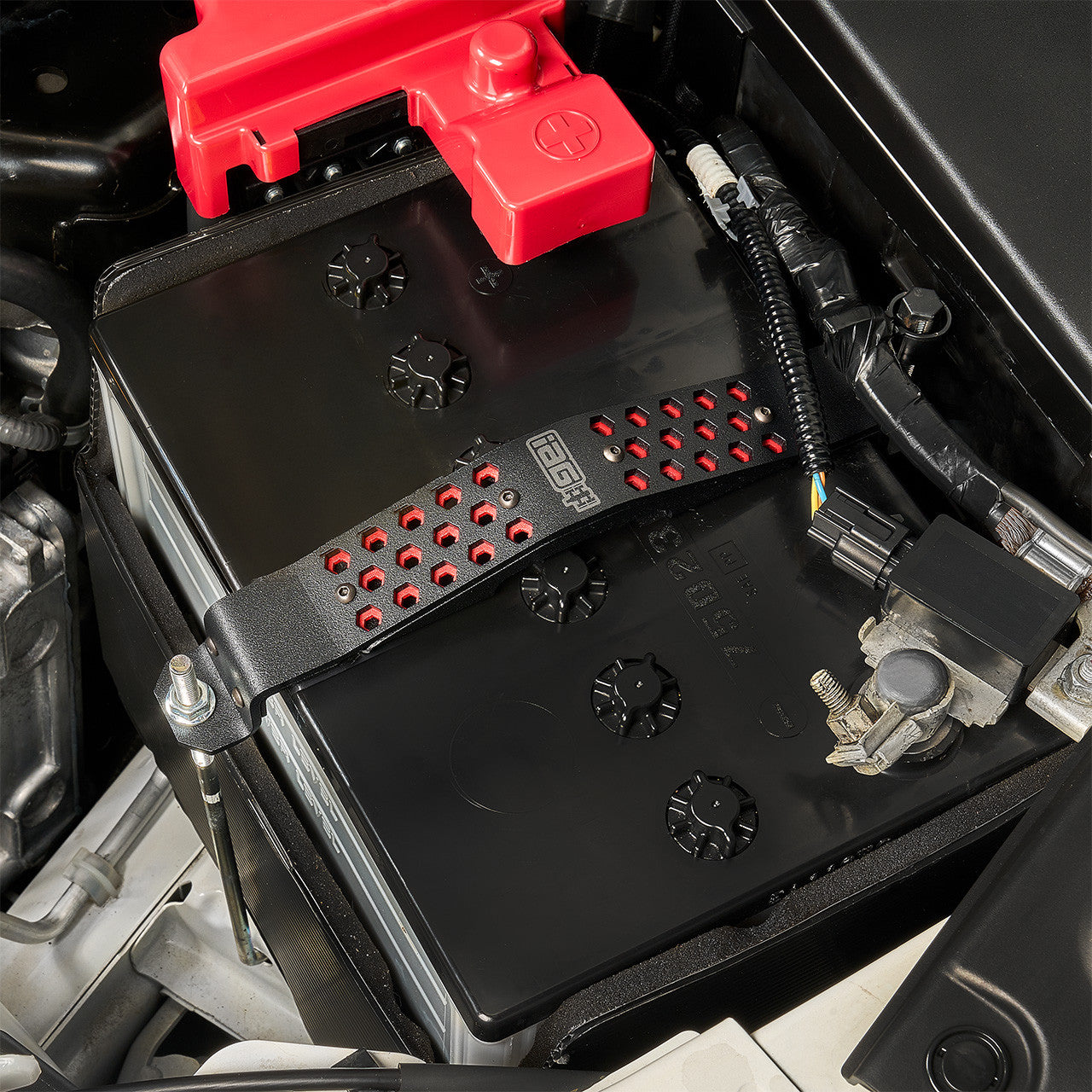 IAG Subaru Battery Tie Down