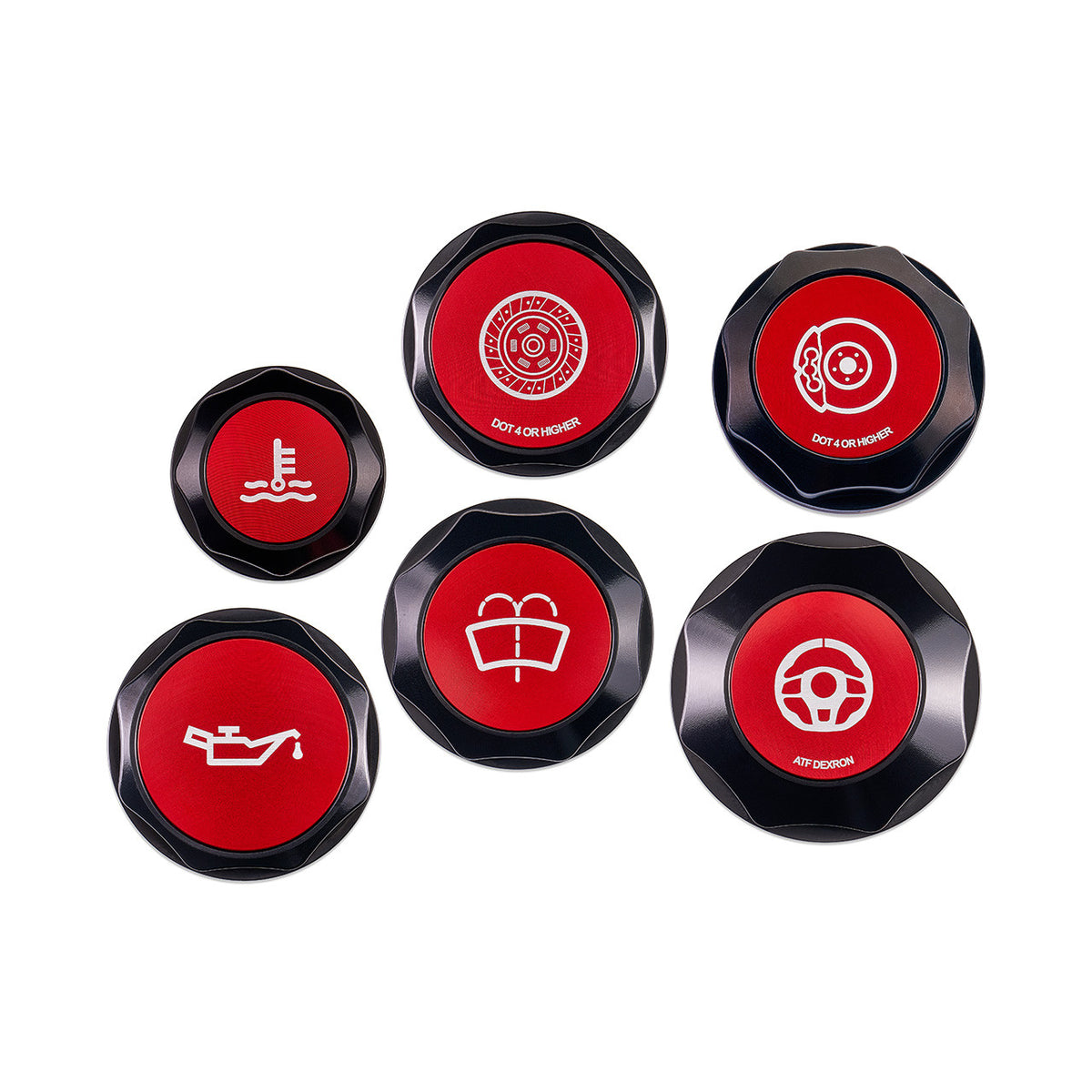 IAG Revolve Engine Dress-Up Cap Kit  2002-2007 WRX/STI 2004-2008 Forester XT