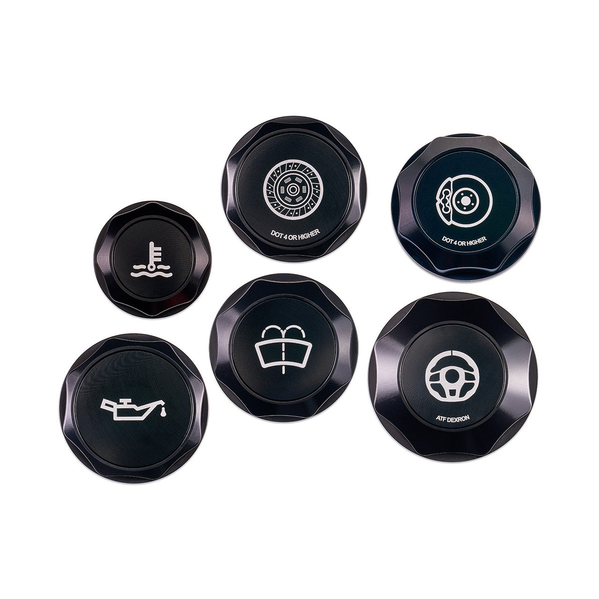 IAG Revolve Engine Dress-Up Cap Kit  2002-2007 WRX/STI 2004-2008 Forester XT