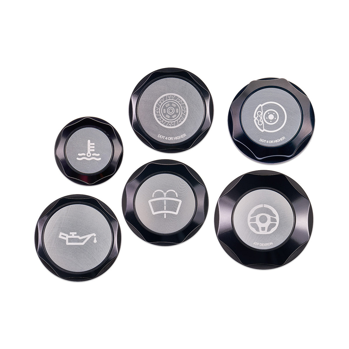 IAG Revolve Engine Dress-Up Cap Kit  2002-2007 WRX/STI 2004-2008 Forester XT