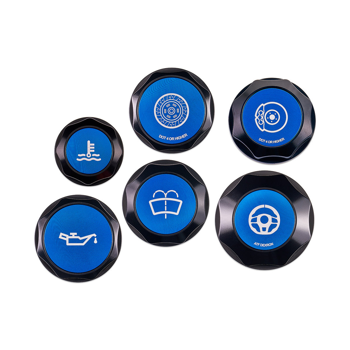 IAG Revolve Engine Dress-Up Cap Kit  2002-2007 WRX/STI 2004-2008 Forester XT