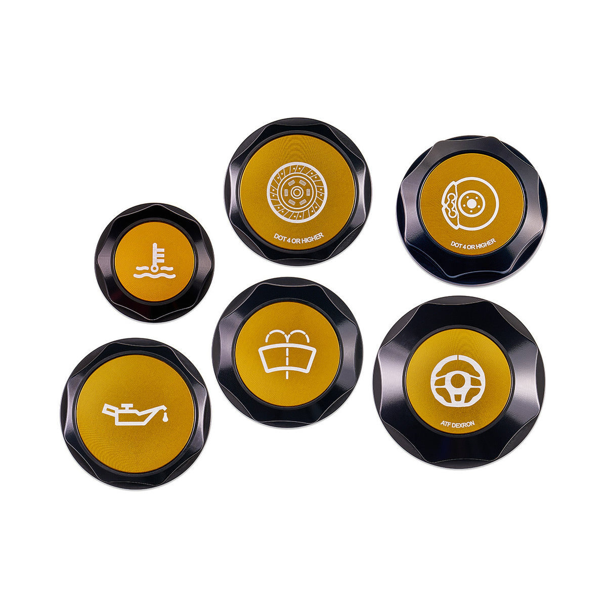 IAG Revolve Engine Dress-Up Cap Kit  2002-2007 WRX/STI 2004-2008 Forester XT