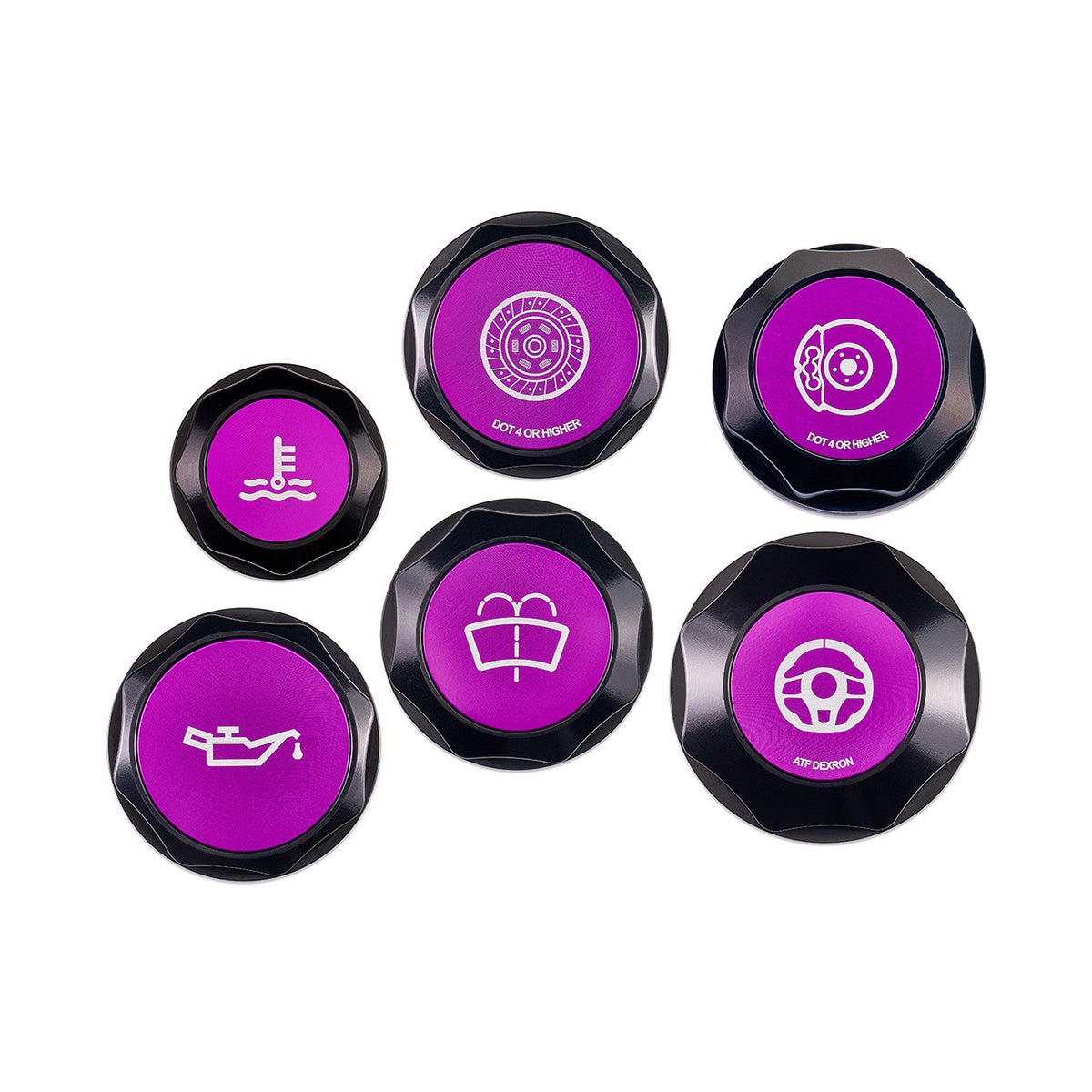 IAG Revolve Engine Dress-Up Cap Kit  2002-2007 WRX/STI 2004-2008 Forester XT