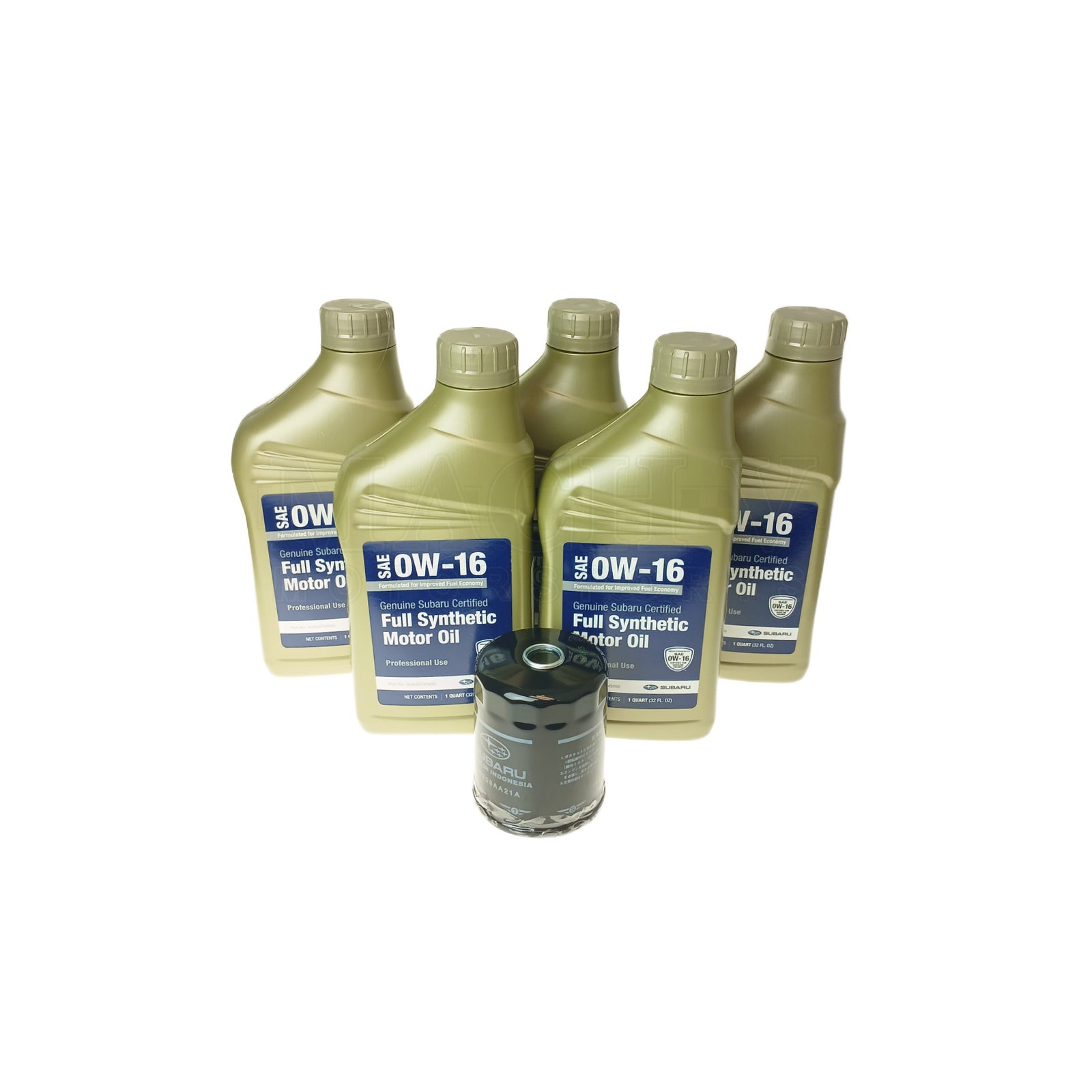 Subaru 0W16 Oil Change Package 2024+ Impreza/Crosstrek, 2025+ Forester