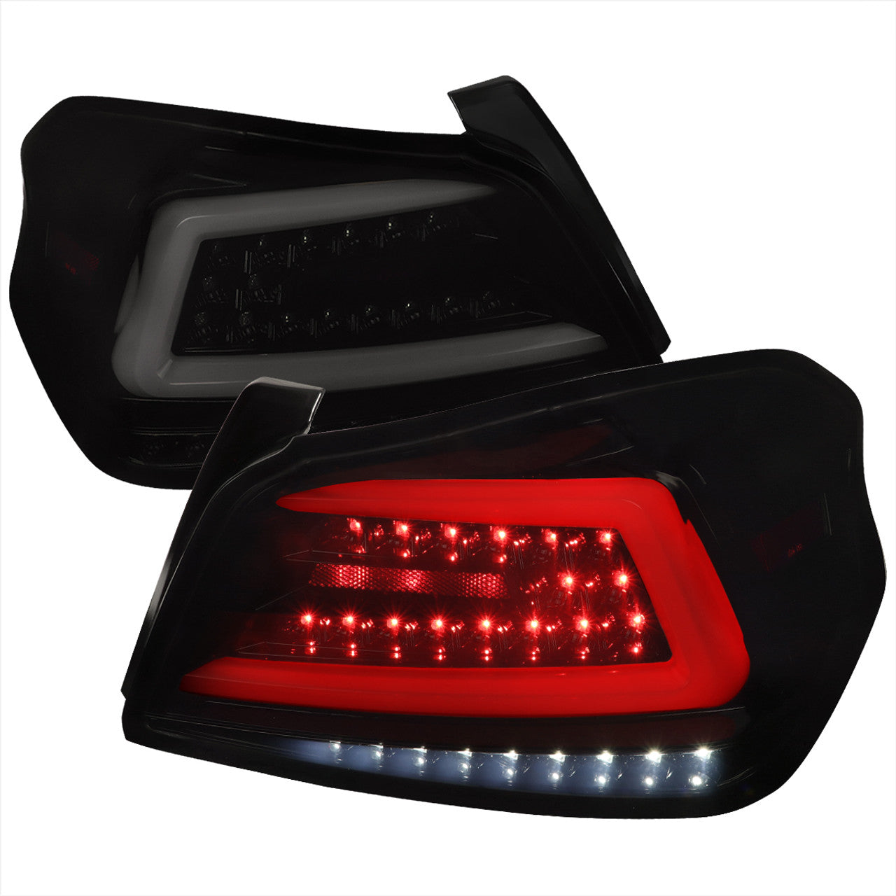 Spec D Sequential Bar LED Tail Lamps 2015 2021 WRX STI FastWRX