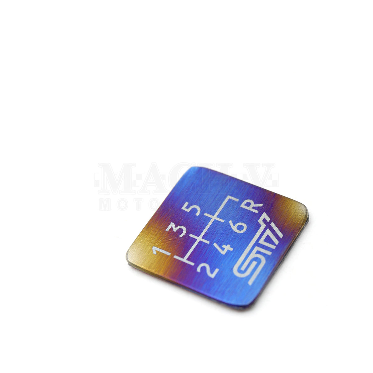 Mach V Titanium Shift Pattern Plate