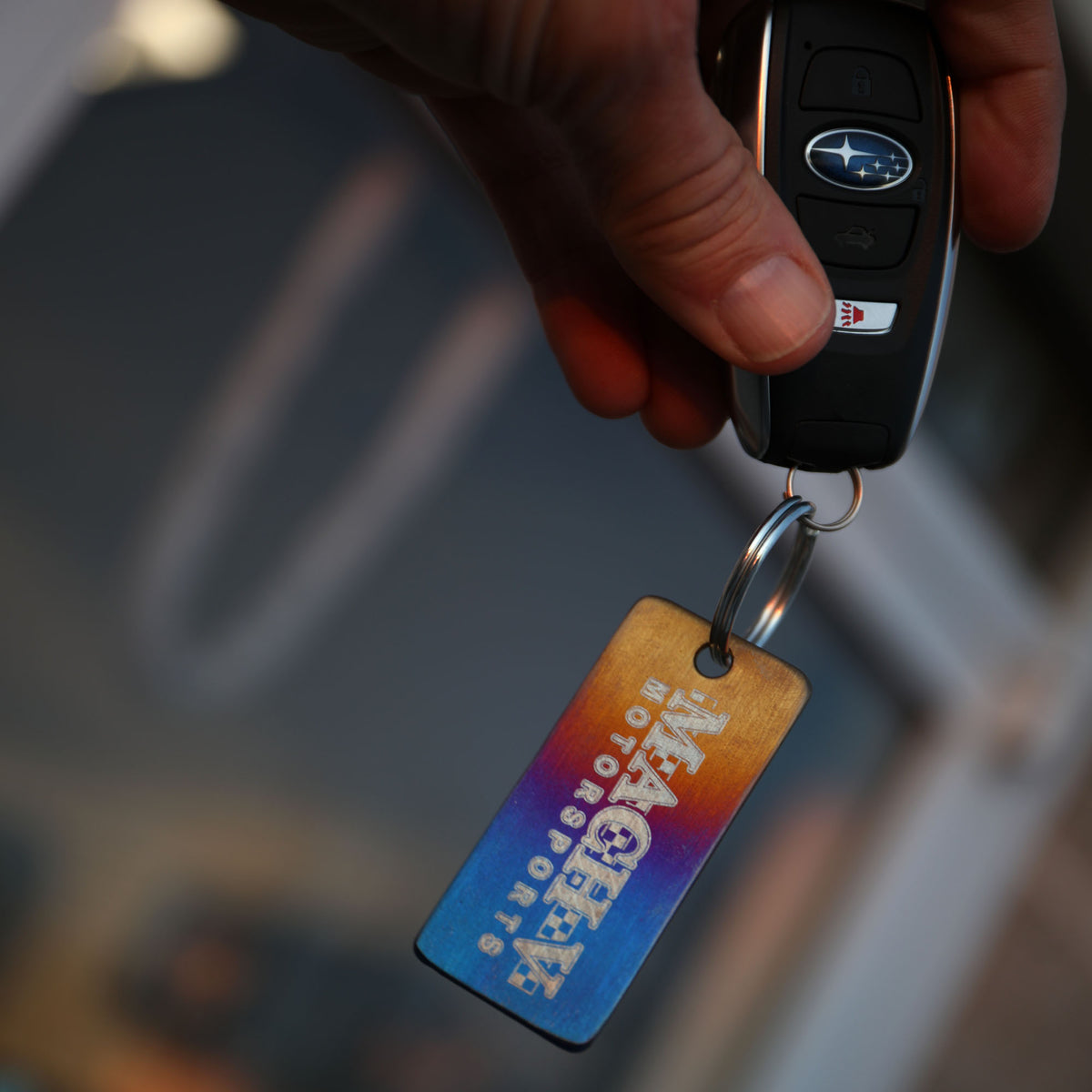 Mach V Titanium Key Fob