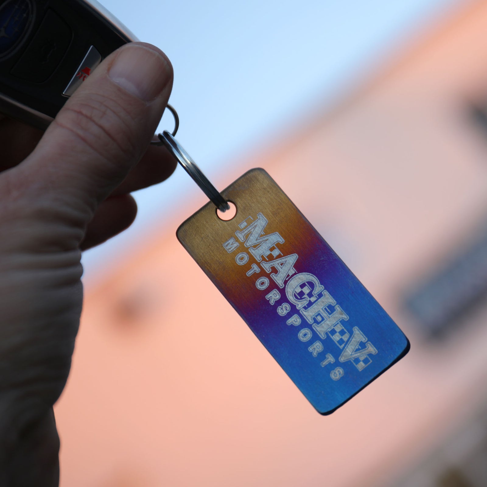 Mach V Titanium Key Fob