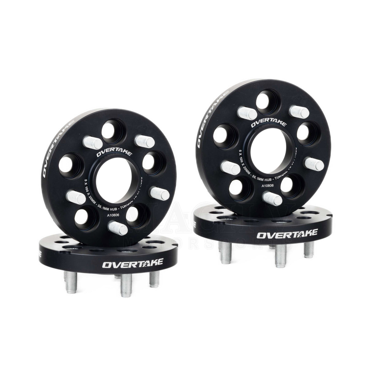 Overtake Bolt-On Wheel Spacers 5x100 20mm