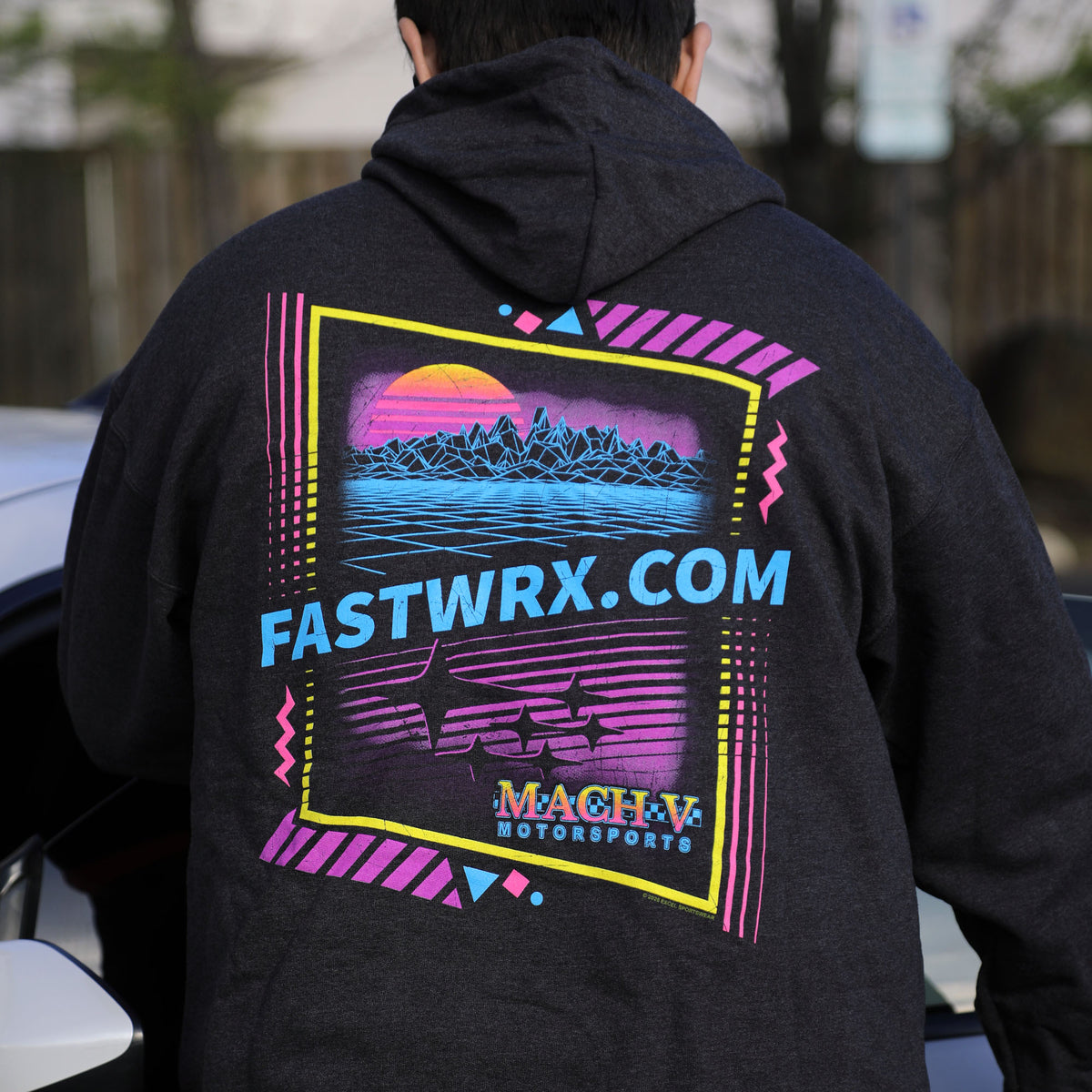 Mach V Retrowave Hoodie